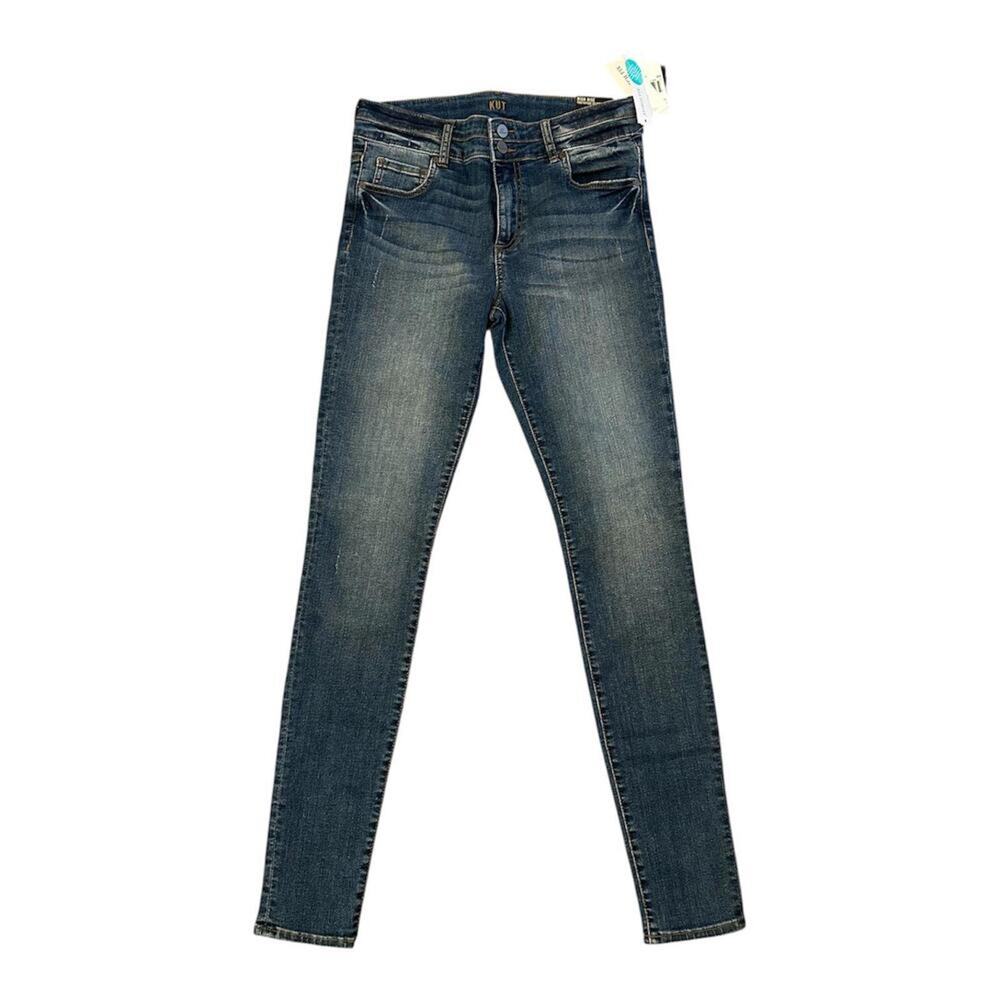 Kut from the Kloth Bhody Jeans Sz 6 High Rise Fab AB Toothpick Skinny NWT